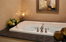 The Inn at St. John's Plymouth, MI - Ambassador Suite Bathroom with Whirlpool Tub 2015-05